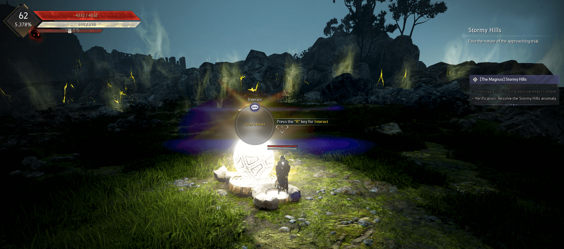 Black Desert Stormy Hills Start